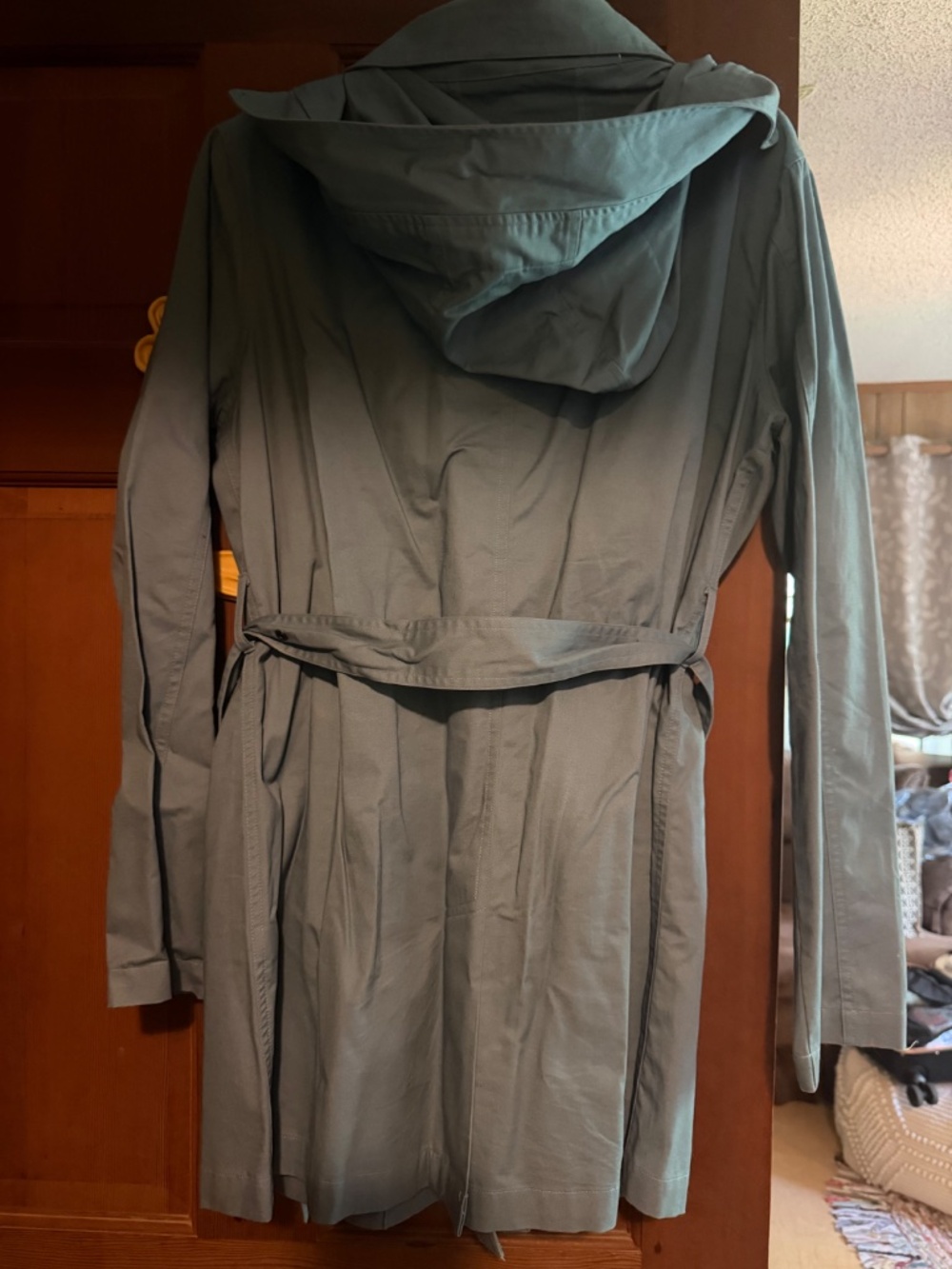 Blue trench jacket - Picture 2 of 3